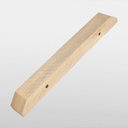 Reibholz aus Pappelholz - 100cm x 10cm x 12cm